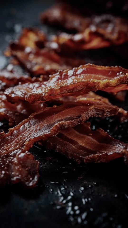 Bacon on the grill