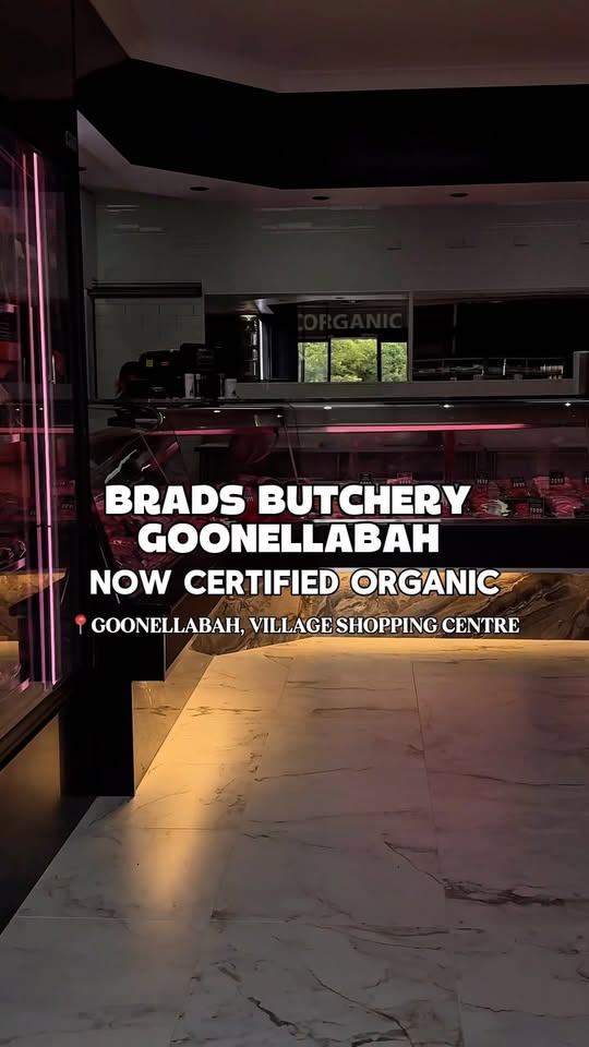 Brads Butchery Goonellabah, now certified organic